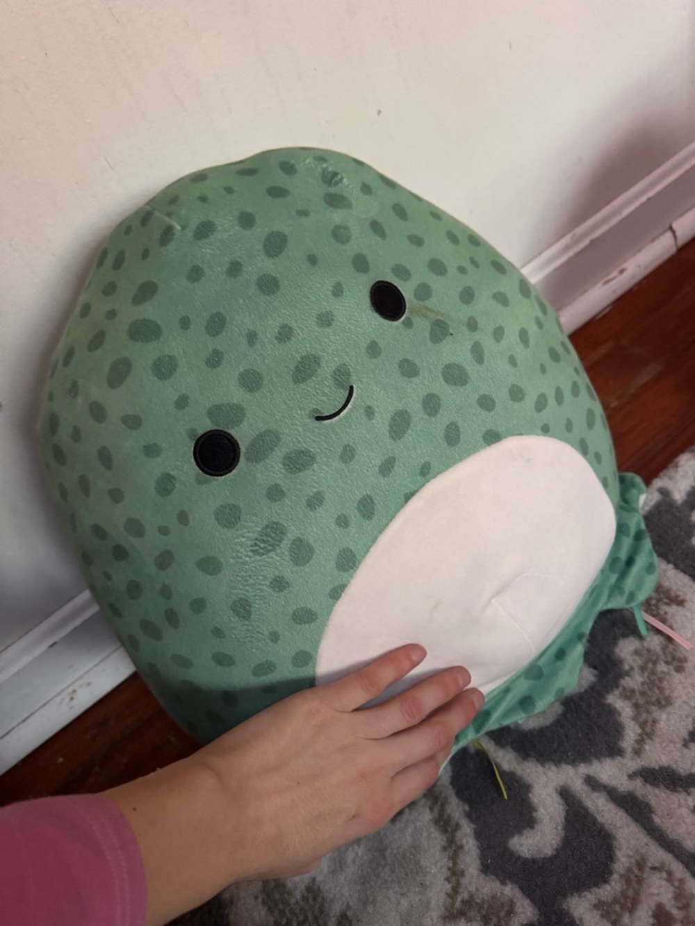 The Squishmallows Original 14-Inch Forina Green Spotted Jellyfish